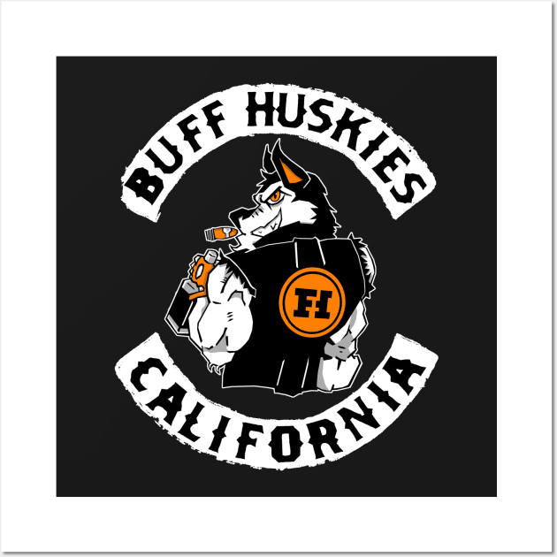 Buff Huskies Wall Art by maxheron